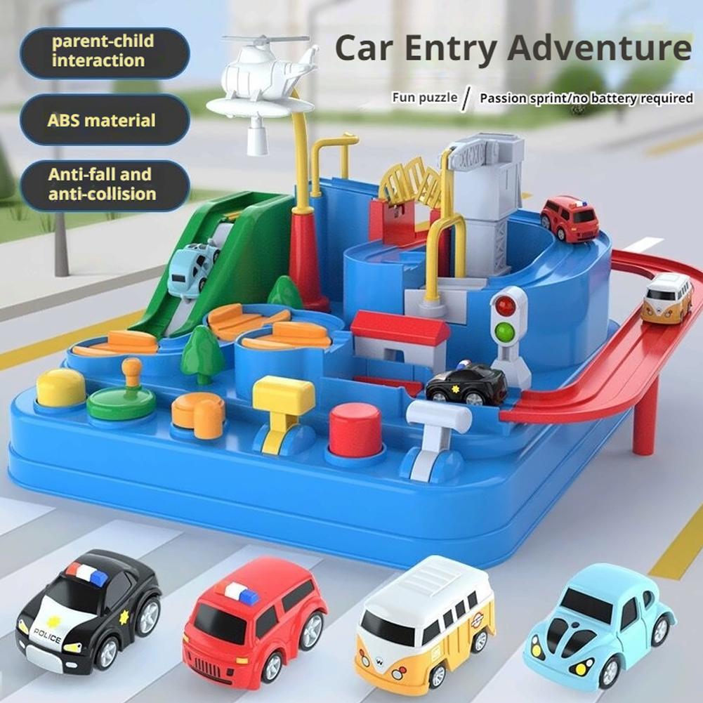 Kids Education Material - レーシングレールカーモデル列車線路アドベンチャーゲーム動物宇宙ロケットおもちゃ子供教育脳教育玩具