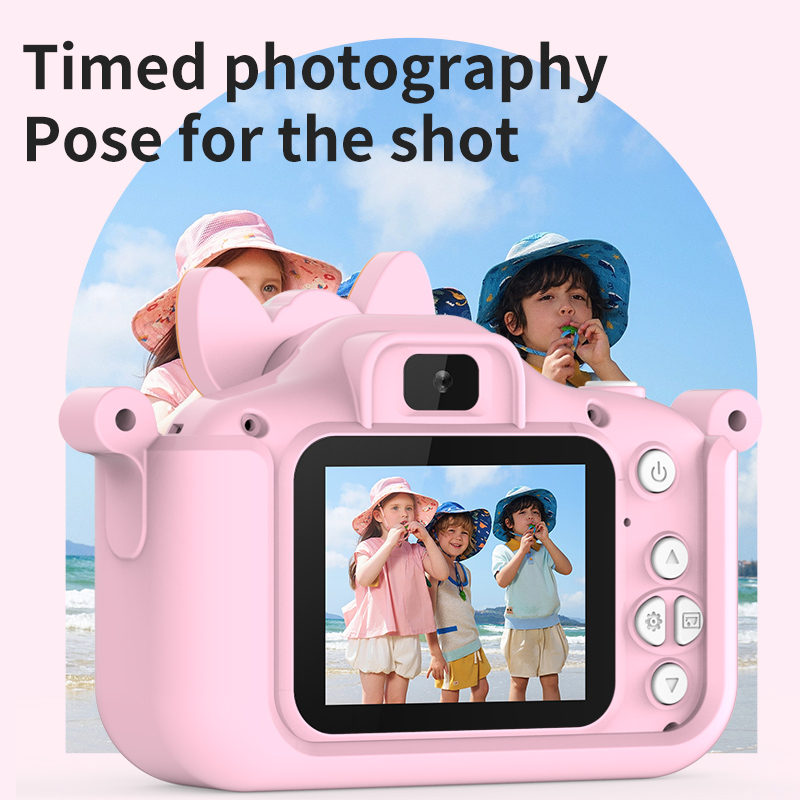 1080P HD キッズカメラおもちゃ 2 インチ画面ビデオ - Kids Education News のレビューと価格