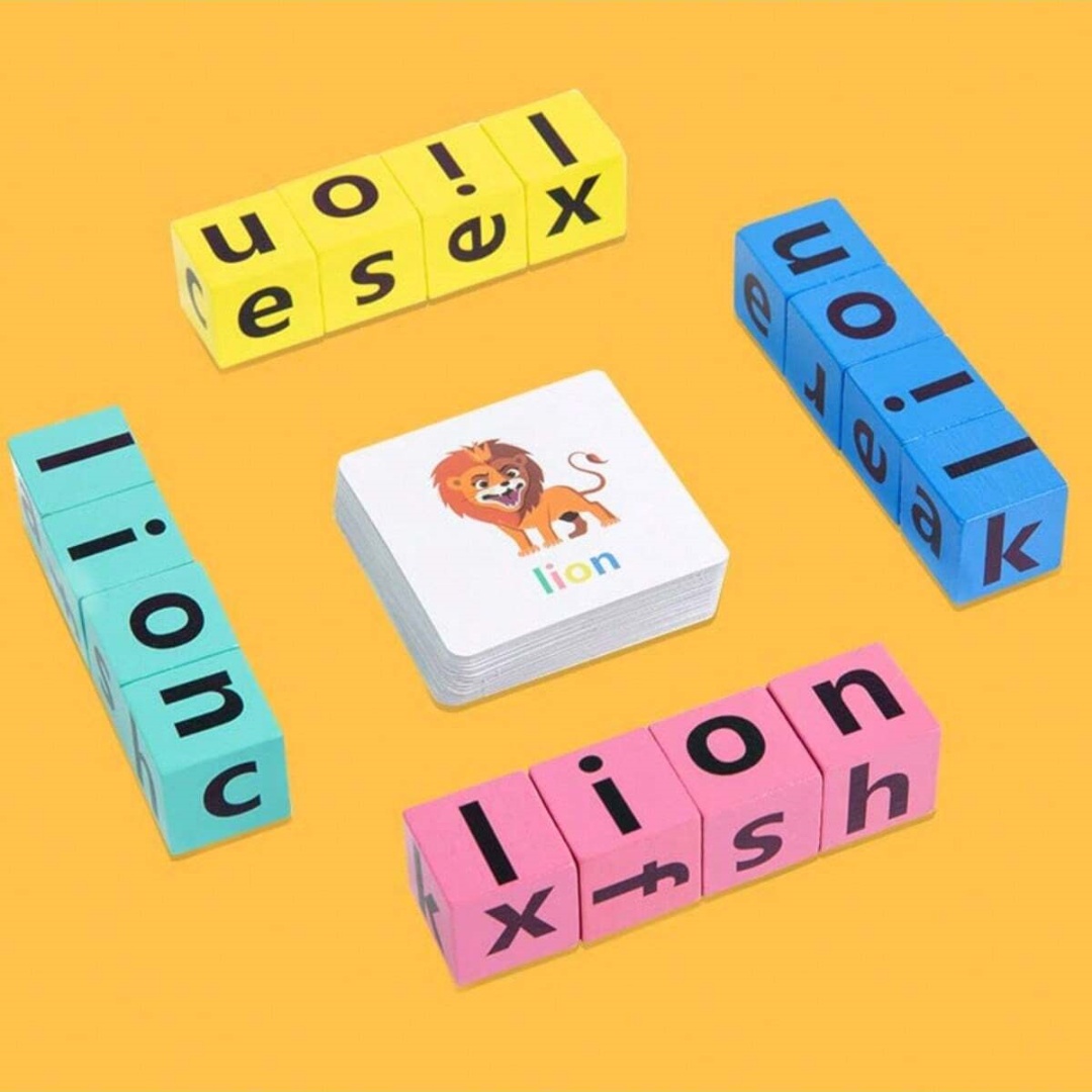 子供用アルファベットスペルボードゲーム、16文字ブロック+4 - Kids Education Material のレビューと価格