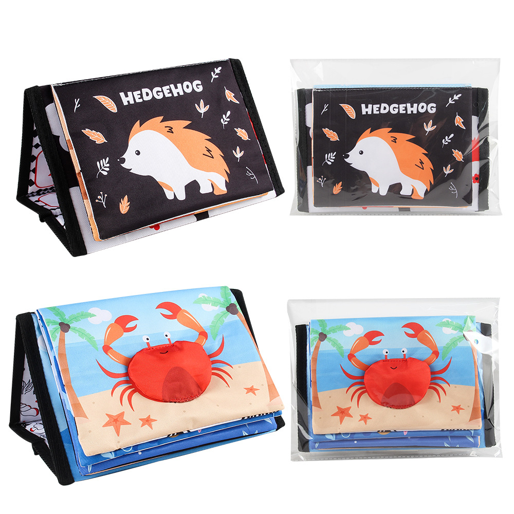 面白い黒と白のベビー布ブック早期教育モンテッソーリおもちゃ子 - Kids Education Material のレビューと価格