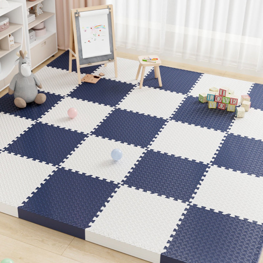 8枚入りパック 2.5cm厚 ベビー プレイマット 滑り止め - Kids Education Help のレビューと価格