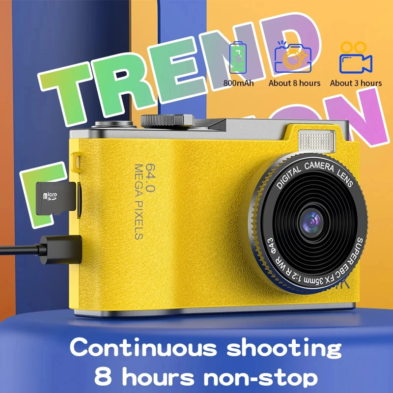 デジタルカメラ 4K HD キッズカメラ 48MP オートフ - Kids Education News のレビューと価格