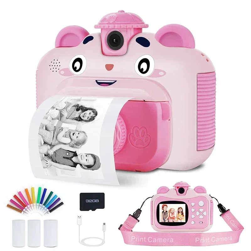 新しいインスタントプリントカメラ、感熱紙対応キッズプリンター - Kids Education News のレビューと価格