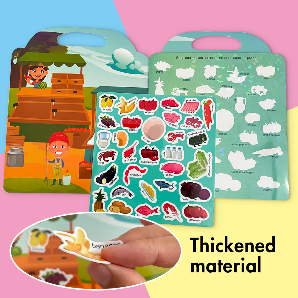 ファーマーズマーケットのテーマ ゼリーステッカー 子供用おも - Kids Education News のレビューと価格