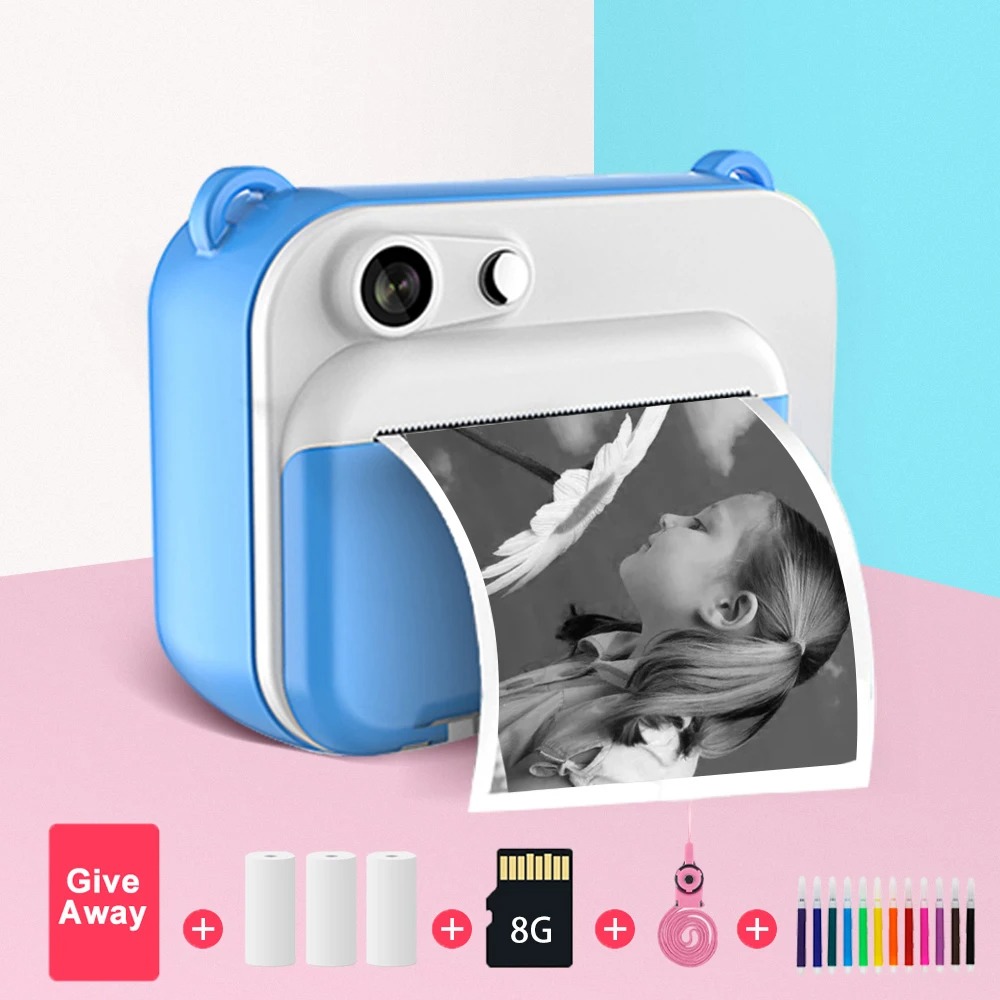 プリント付き子供用カメラ キッズインスタントプリントカメラ  - Kids Education News のレビューと価格