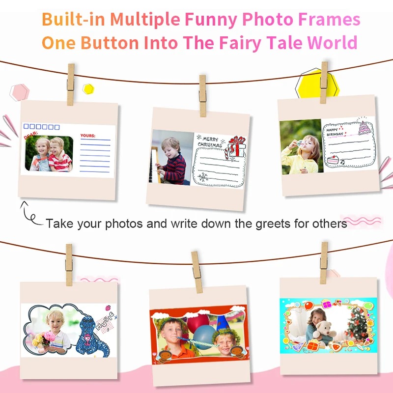 プリント付き子供用カメラ キッズインスタントプリントカメラ  - Kids Education News のレビューと価格